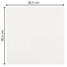 Vaessen Creative - Papier mixed media ivoor 30,5x30,5cm - 10 vel