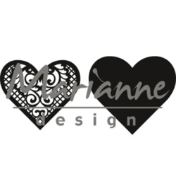 Marianne Design  Craftable  - Lace Heart -  CR1428