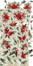 Craft O Clock Extras Set Christmas Treasure 15x30 cm Flowers