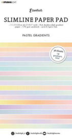 SL Paper Pad Double sided Gradient Pastel Slimline Essentials nr.30