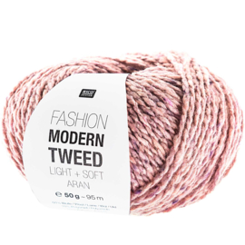 Rico Fashion Modern Tweed Light + Soft Aran - 383273.005 - Rose