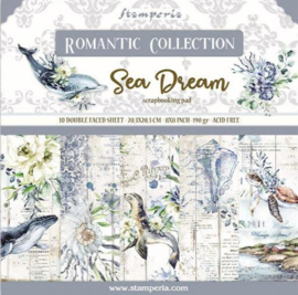 Stamperia - Romantic Sea Dream - Paper Pack - 20.3 x20.3 cm