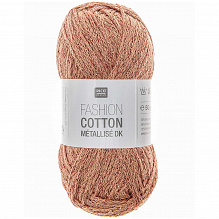 Rico Fashion Cotton Métallisé 014 Kupfer