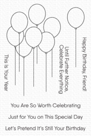 My Favorite Things - Clear Stamps - Balloon Bouquet