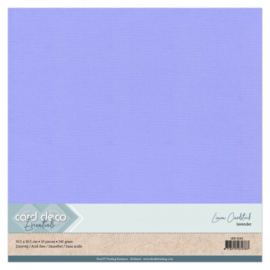 Card Deco Essentials - Linnenkarton - 30,5 x 30,5 cm. - Lavender