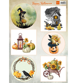 Marianne Design -  3D Knipvellen A4 Happy Halloween-  VK9571