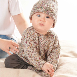 Rico Baby Merino Print - Teal-Violet  383315.014