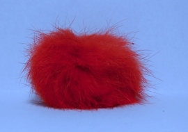 Pom-Pon Fluffy Rood