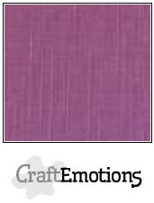 CraftEmotions Linnenkarton 27 x 13,5 cm Purper  001235/1140