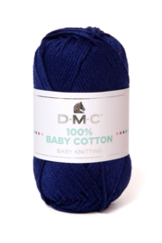 100% Baby Cotton 758 navy