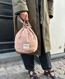 PK - Get Your Knit Together Bag - Praline Seersucker - PetiteKnit