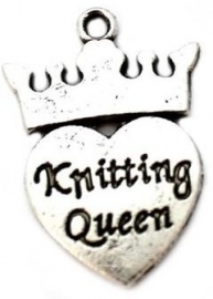 Bedeltje 'Knitting Queen'