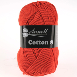 Cotton 8 - 04 oranje/rood