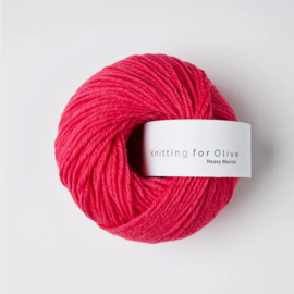 Heavy Merino Pink Daisies