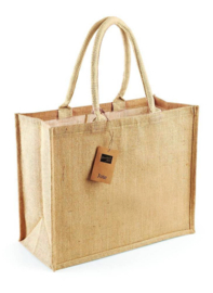 Jute draagtas - classic shopper