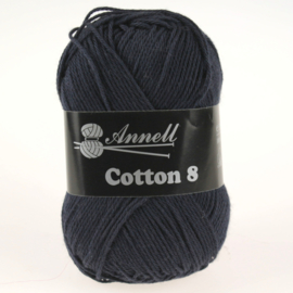 Cotton 8 - 26 navy/blauw