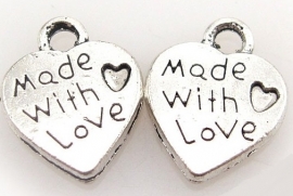 Bedeltje 'Made with love'