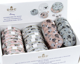 DMC doosje breiaccessoires - schaap GRIJS