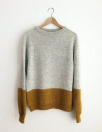 PK - Contrast Sweater - by PetiteKnit