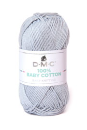 100% Baby Cotton 757 ice grey