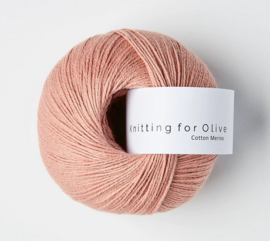 Cotton Merino - Rhubarb Rose