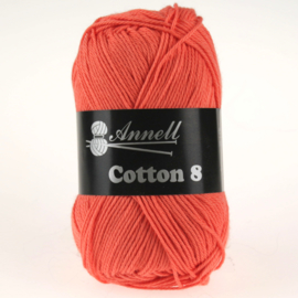 Cotton 8 - 78 zalm/oranje