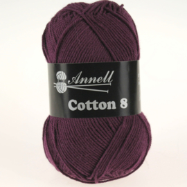 Cotton 8 - 50 paars/aubergine
