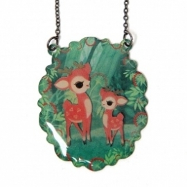 Halsketting vintage bambi's