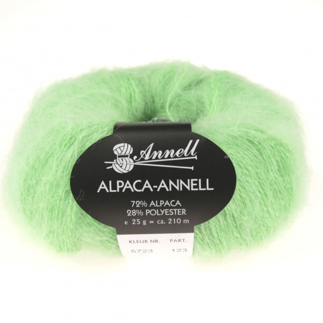 Alpaca-Annell 5723 lente groen