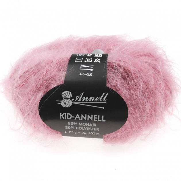 Kid-Annell 3133 donker vieux rose