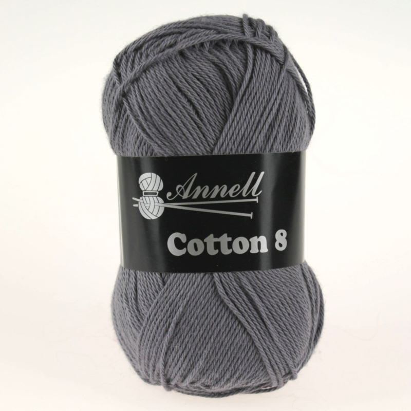 Cotton 8 - 58 donkergrijs