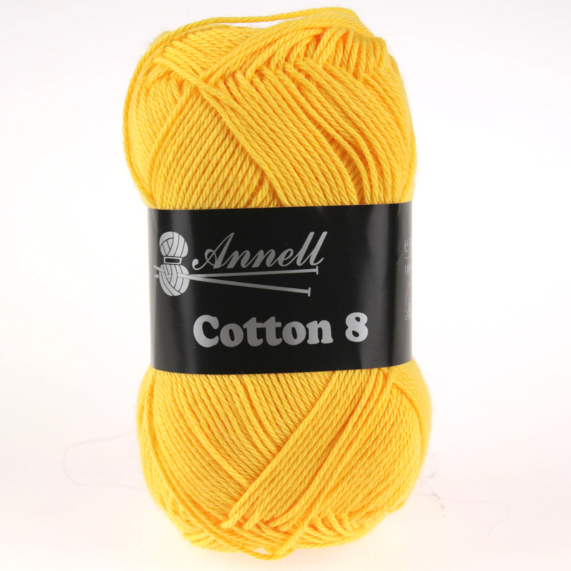 Cotton 8 - 05 donkergeel
