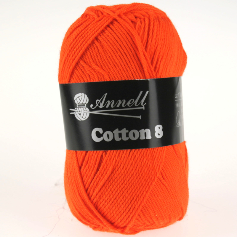 Cotton 8 - 20 oranje