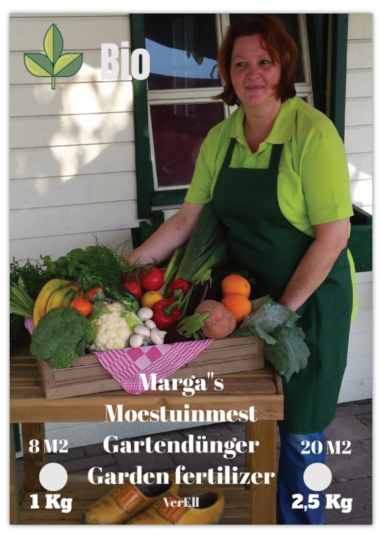 Marga's moestuinmest 2,5kg Organische meststof