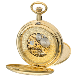 Monté Dubbele Savonet Goud 50mm Mechanisch