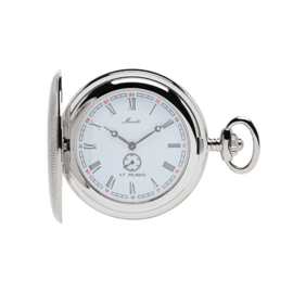 Monté Savonet Zakhorloge 47 mm Mechanisch Zilver