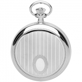 Royal London Striped Cartouche Datum Zilver 50mm Quartz