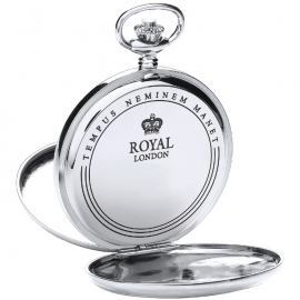 Royal London Dubbele Savonet Staal 53 mm Quartz