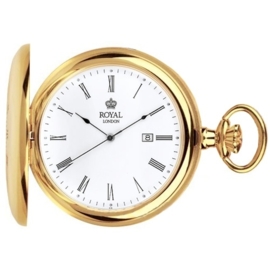Royal London Skelet Half Hunter Goud 50mm