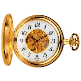 Royal London Dubbele Savonet Goud 51mm Mechanisch