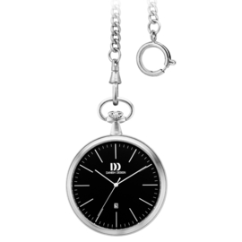 Danish Design Stalen Zakhorloge Datum Zwart 47mm - IQ13Q1076