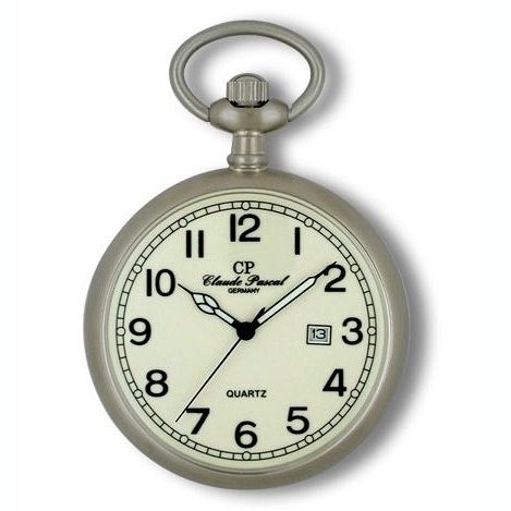 Claude Pascal RVS Lichtgevende Wijzerplaat 42mm | ✓ Claude Pascal  Zakhorloges | Zakhorloges.nl