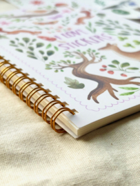 Sticker release paper boek