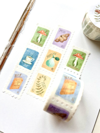 Washi tape - Cozy postage stamps