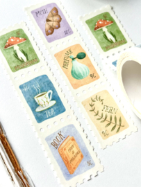 Washi tape - Cozy postage stamps