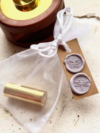 Wax seal stamp - 2 sides - Fly with me
