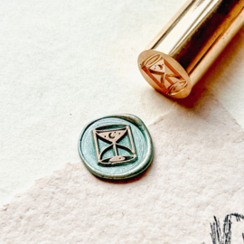 Wax seal stamp - Mini Hourglass