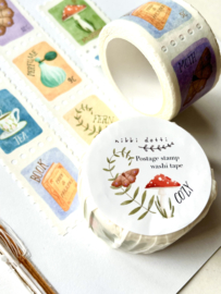 Washi tape - Cozy postage stamps