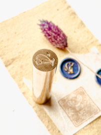 Wax seal stamp - 2 sides - Flowers