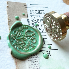 Wax seal stamp - Gemstones